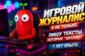 Автор статей, гайдов, новостей и обзоров по видеоиграм