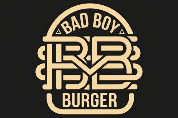 Разработка логотипа и мерча для персонала бургерной "Bad Boy Burger"