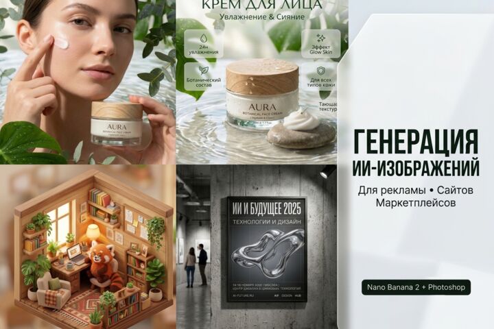 ИИ картинки, фото и иллюстрации для сайтов, маркетплейсов и сайтов