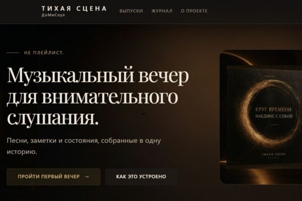 Still Stage: музыкальная платформа с личным кабинетом и редакционной системой