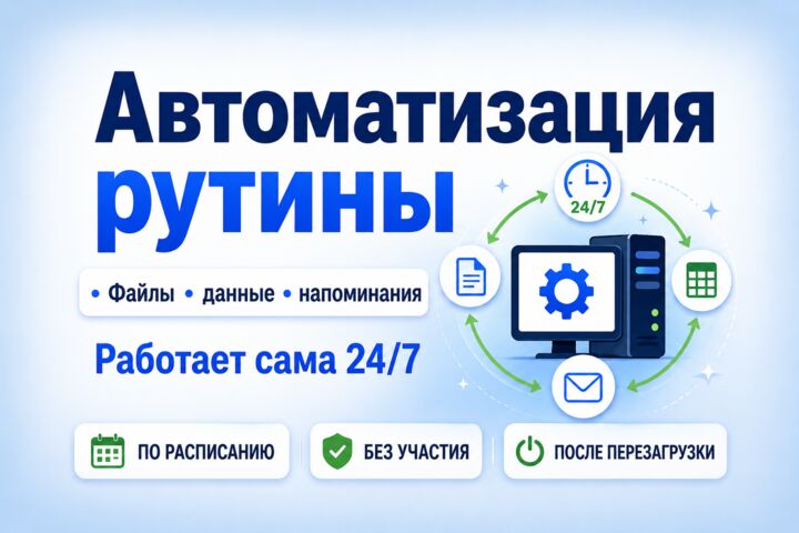 Автоматизация рутины: программа работает сама по расписанию
