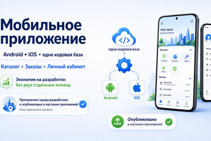 Мобильное приложение для Android и iOS из одного кода