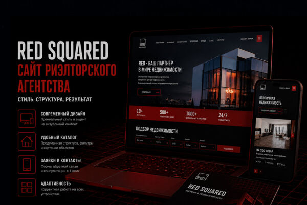 Сайт-каталог риэлторской компании
