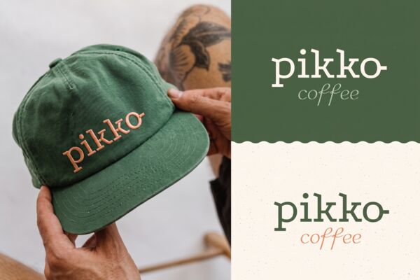 Pikko логотип для кофейни