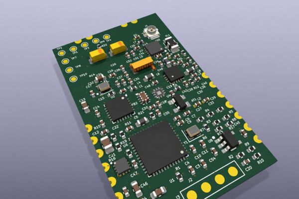 Радиомодуль для управления дроном  - шестислойный RF-модуль 868 МГц на SX1262 и QPA9510 со встроенным усилителем на 2 ВТ