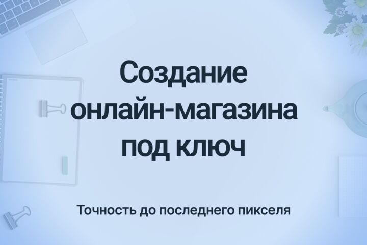 Создание онлайн-магазина под ключ
