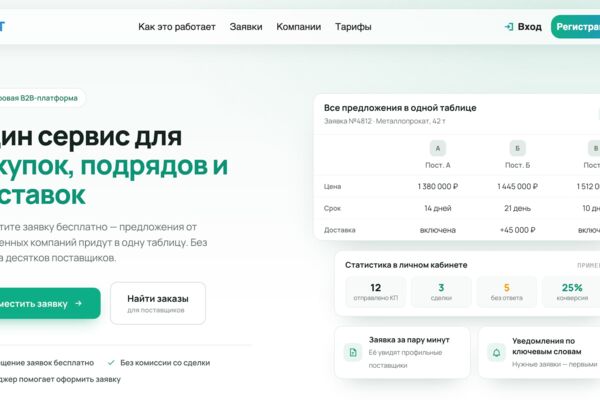 cst-centr.ru — B2B-платформа для строительных закупок
