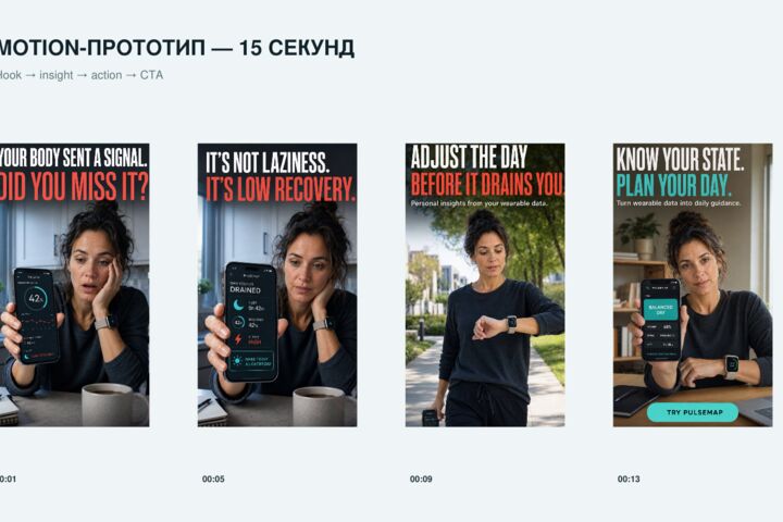 Создам короткий рекламный ролик или motion-креатив