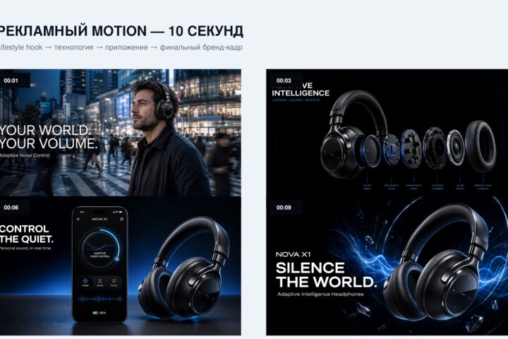 Создам короткий рекламный ролик или motion-креатив