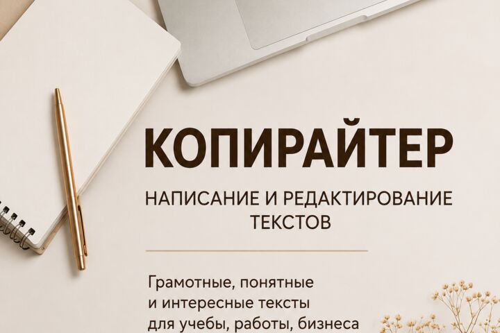 Копирайтинг / Редактура
