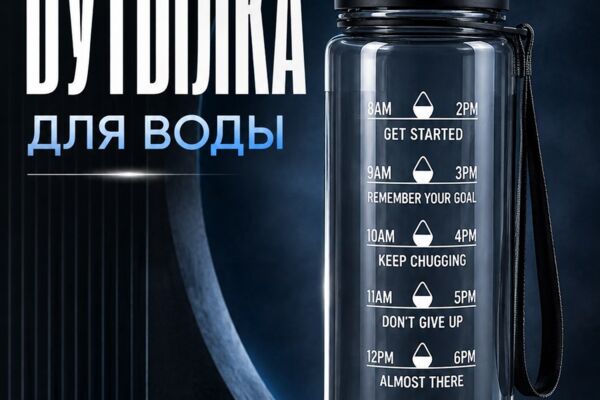 ИИ / AI карточки товара Wildberries / Ozon — бутылка для воды