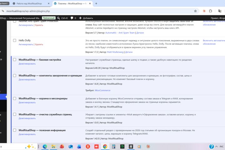 Разработаю собственный плагин WordPress под вашу задачу