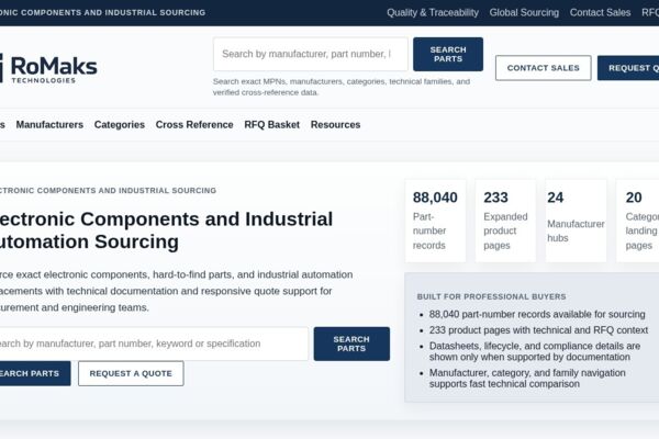 ARMSENS — B2B-каталог электронных компонентов с поиском по MPN и RFQ-системой