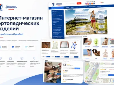 Интернет-магазин ортопедических изделий на OpenCart