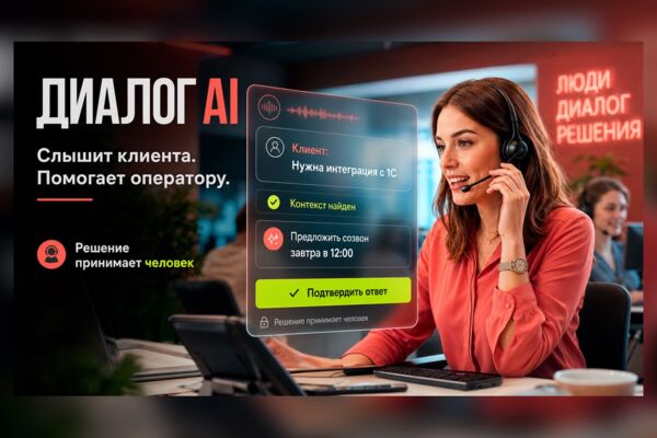 ДИАЛОГ AI — контакт-центр с подсказками оператору