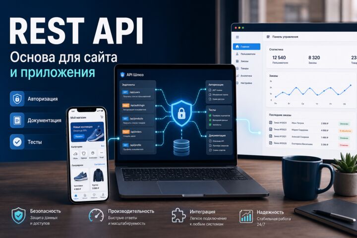 REST API для веб- или мобильного приложения