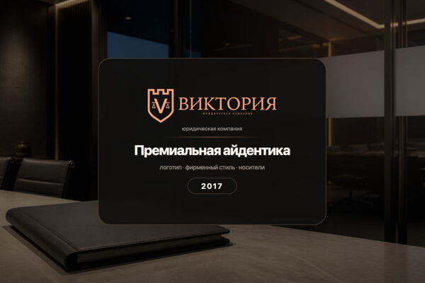 Victoria — фирменный стиль юридической компании