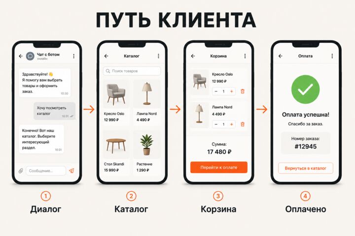 Бот и мини-приложение для MAX: магазин, заявки, оплата