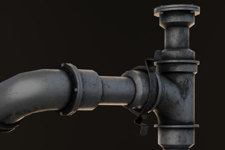 Game-ready 3D-модель с UV-разверткой и PBR-текстурами