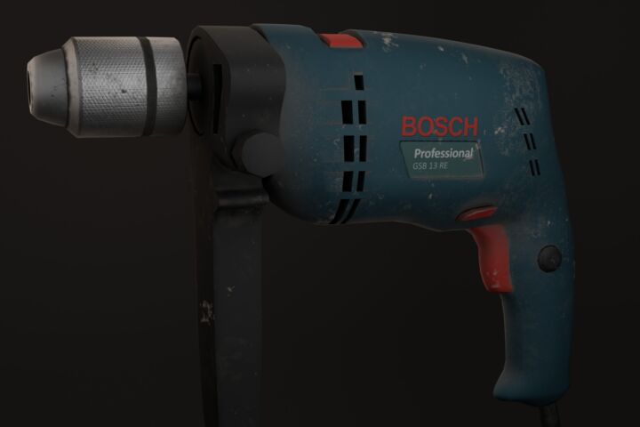 Game-ready 3D-модель с UV-разверткой и PBR-текстурами