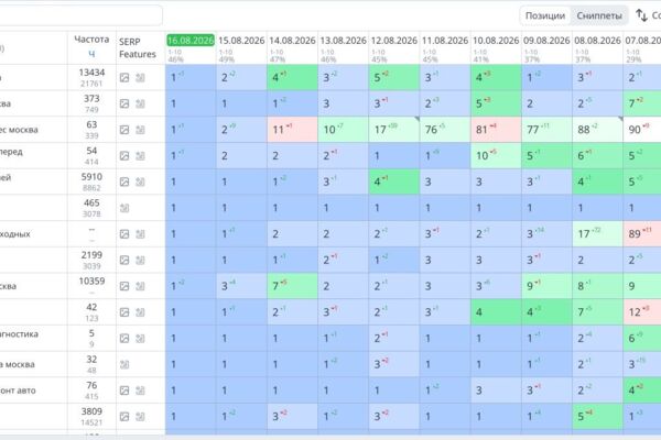SEO-продвижение автосервиса: 24 запроса в ТОП-1 за 11 дней