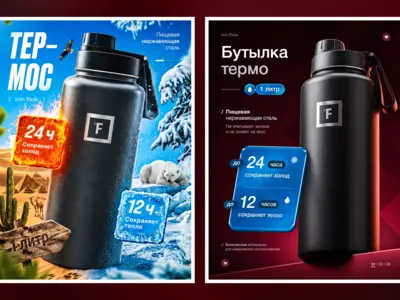 Инфографика для маркетплейсов, дизайн карточки (Wildberries, Ozon, Яндекс.Маркет)