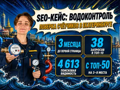 SEO-продвижение «Водоконтроль»: из ТОП-50 на первую страницу за 3 месяца