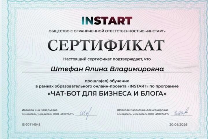 Чат-бот под ключ.