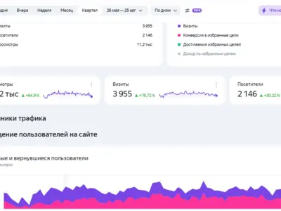 SEO-продвижение агентства развлечений, топ 30 выдачи по России