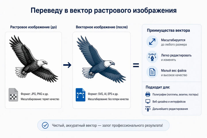 Перевод в вектор растрового изображения