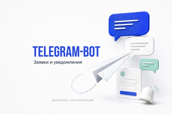Telegram-бот для заявок, уведомлений и внутренних процессов — демопроект