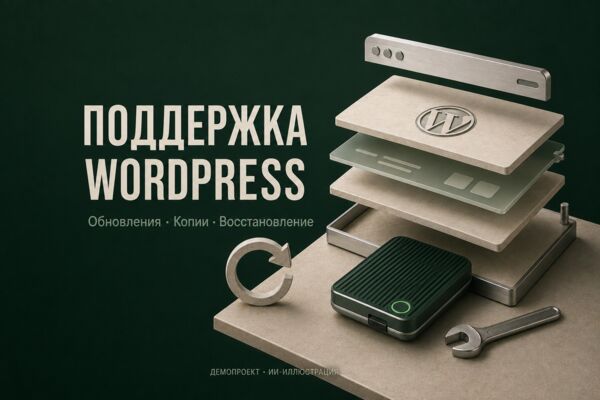 Безопасное обслуживание, обновление и восстановление WordPress — демопроект