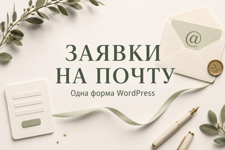 Настрою отправку одной формы WordPress на почту