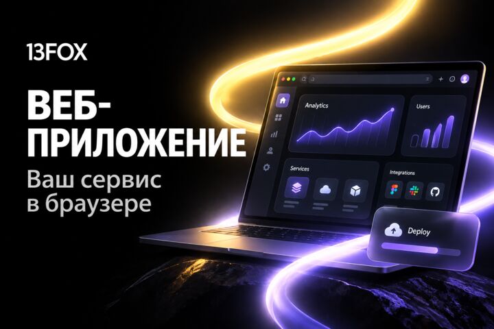 Разработаем веб-приложение с личным кабинетом для ваших клиентов