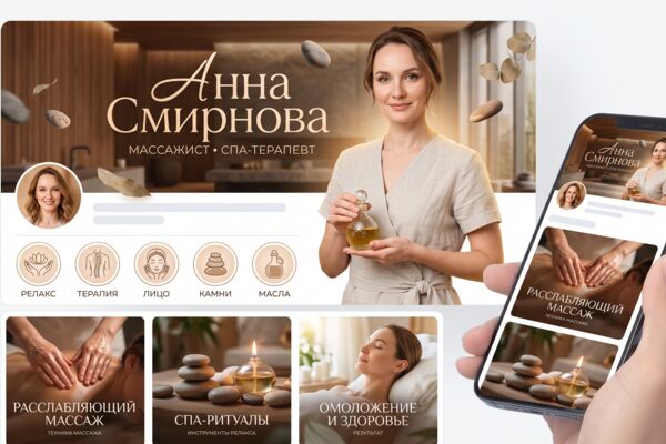 Комплексный дизайн и упаковка сообществ ВКонтакте