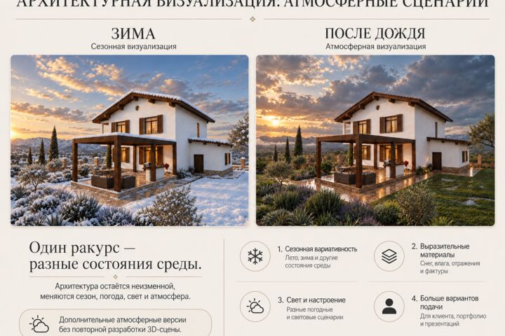 AI-доработка готовой архитектурной визуализации