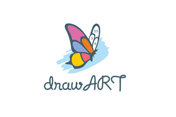Разработка логотипа для магазина «Draw Art», вариант 1