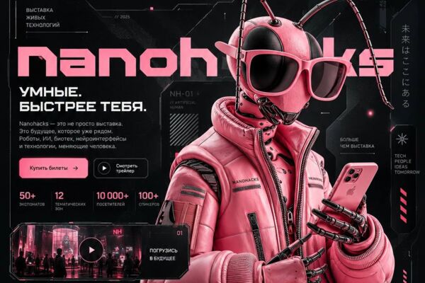 Разработка сайта-визитки для выставки