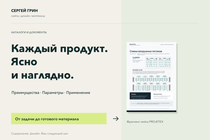 Создам комплект продуктовых листов или карточек услуг