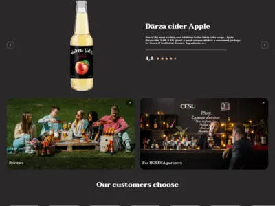 Cesu alus — разработка веб-сайта