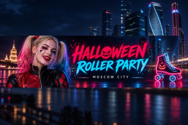 Halloween & Roller Party — AI-визуалы для вечеринки