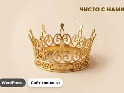 Доработка сайта на WordPress для клининговой компании «Чисто с нами»: посадочные страницы услуг, панель связи и безопасность