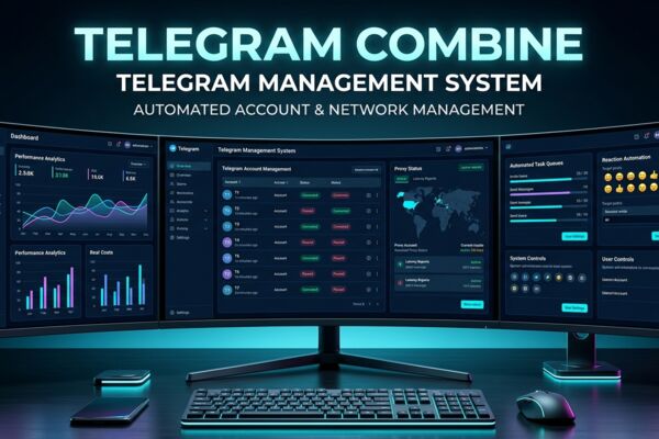 Telegram Combine — Панель управления и автоматизации тысячами Telegram-аккаунтов