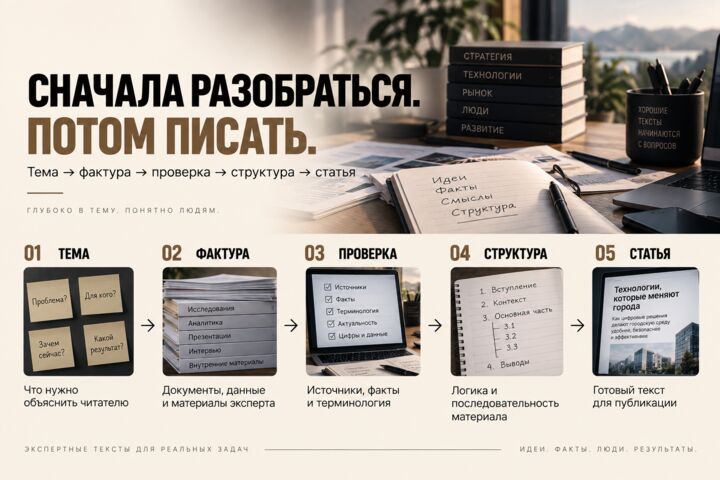 Напишу экспертную статью или лонгрид для бизнеса