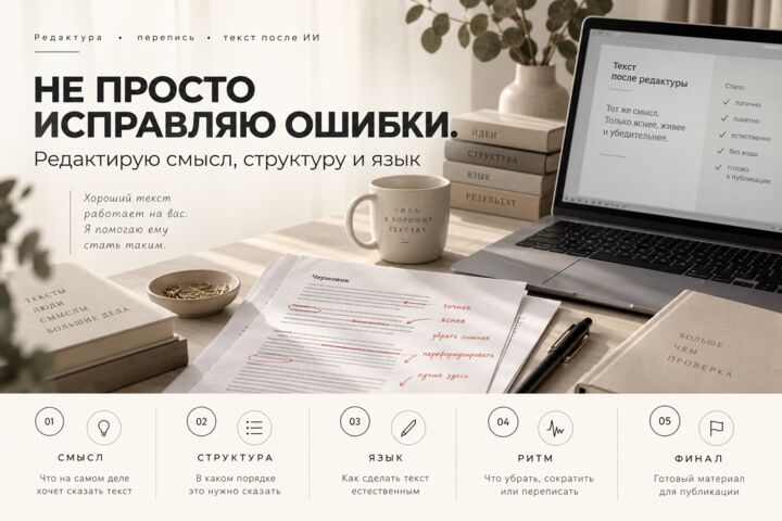 Отредактирую или перепишу текст — в том числе после ИИ