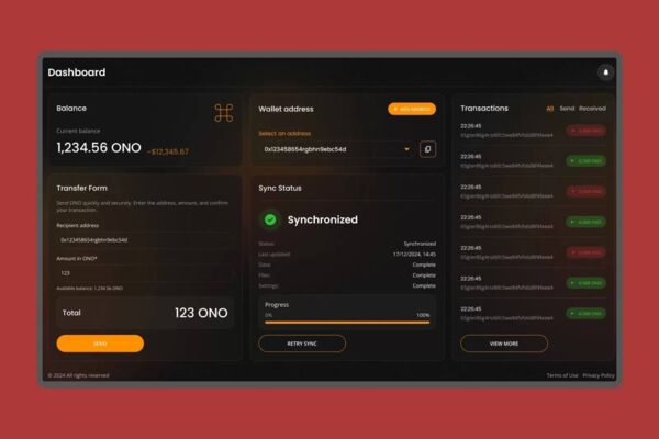 ONO dashboard | Dashboard