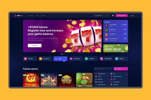 PinkFire Casino | Landing Page