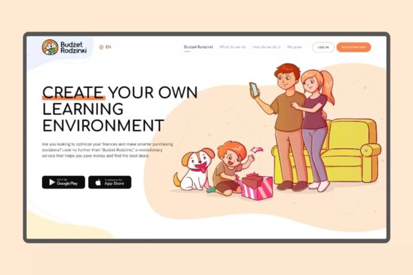 Budzhet Rodzinki | Landing Page