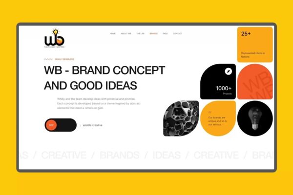 WB Brand | Landing Page