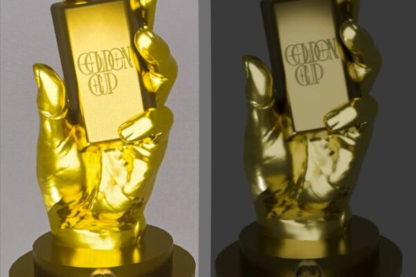 3D-модель награды "Golden Cup" для премии (коммерческий заказ)
